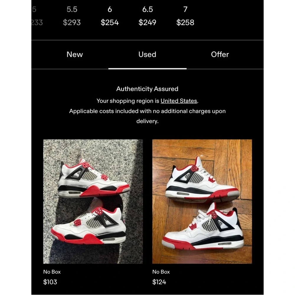 Air Jordan 4 Retro Fire Red (2020) (GS)